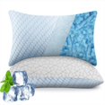 thumbnail image 1 of Pillows WOLKI, espuma viscoelástica refrescante, tamaño doble o completo, paquete de 2, 1 of 8