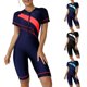 thumbnail image 2 of Traje de baño de una pieza con cremallera de manga corta, traje de baño deportivo para mujer, traje de baño para playa, ropa de baño para mujer, ropa de playa 2024, 2 of 5