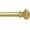 Gold, variant on eTeckram 5/8" Single Curtain Rod with Bateau Finials,Weathered White,84‘’-120‘’