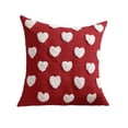 thumbnail image 4 of Funda de almohada bordada, funda de cojín para San Valentín, forma versátil, cojín para sofá Estilo B, 4 of 9