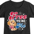 thumbnail image 3 of Paw Patrol - Americana - Free to be Me - Toddler & Youth Girls Short Sleeve Graphic T-Shirt, 3 of 6
