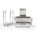 thumbnail image 2 of IG Charcoal BBQ Stainless Steel Charcoal Grill in Gray, 2 of 6
