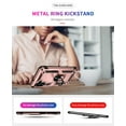 thumbnail image 5 of TASHHAR Samsung Galaxy A04S Case/A13 5G Case with Privacy Screen and Lens Protector Magnetic Ring Kickstand Military Grade Double Layer Drop Protection Rugged for Galaxy A04S/A13 5G Phone - Rose Gold, 5 of 8