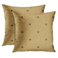 thumbnail image 1 of Emvency Funda De Almohada Rústica Americana Primitiva País Navideño Vacaciones Funda De Almohada Decorativa Decoración Del Hogar Funda De Almohada Cuadrada De 18.0 X 18.0 In, 1 of 1