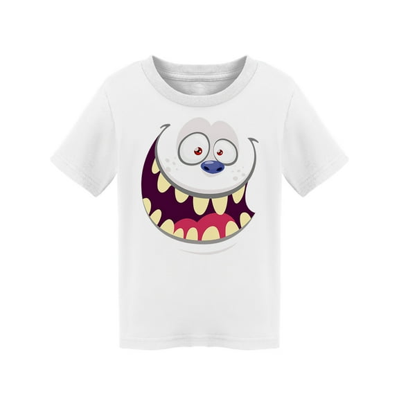 Cartoon Yeti Face T-Shirt Toddler -Image by Shutterstock, 3 Toddler