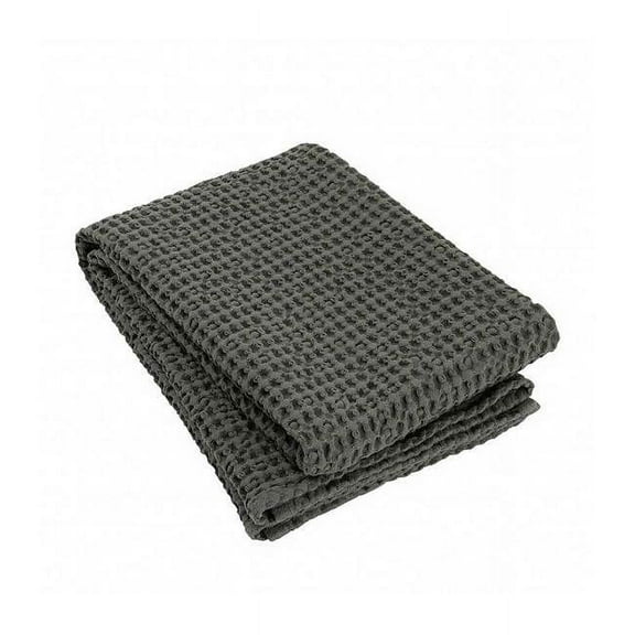 Blomus 68997 28 x 57 in. Caro Jumbo Waffle Bath Towel, Satellite