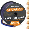 thumbnail image 1 of Cable de altavoz InstallGear calibre 14 con 12 conectores tipo banana, 1 of 7
