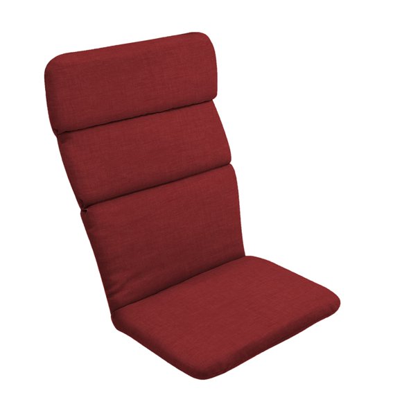 Arden Coussin Adirondack Ou Chaise Berçante Extérieur, 20 x 17, Imperméable, Résistant à la Décoloration 17 x 20, Rouge Rubis Leala