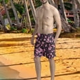 thumbnail image 5 of Binienty Men's Board Shorts Swim Trunks With Pink Cherry Blossom Pattern - Quick Dry for Beach Vacation and Water Sports, 5 of 10
