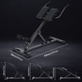 thumbnail image 5 of Queroig Roman Chair, Back Extension Bench, Hyperextension Roman Chair, Abdominal Exercise, Waist Extension Workout, Buttocks Machine, Sit Up Gym Bench Home Men Women Full Body, 5 of 7