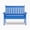 Blue, variant on Keystone Amish Co. Franklin Poly Composite Garden Bench, 4-Foot, Tropical Lime