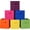 Multi Colors-1, variant on Fabric Storage Bins 6 Pack Fun Colored Durable Storage Cubes with Fabric Handles Foldable Cube Baskets for Home, Kids Room, Closet and Toys Organization Multi Colors-1