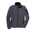 thumbnail image 5 of Port Authority F229 Mens Enhanced Value Fleece Full-Zip Jacket, Battleship Grey & Black - Medium, 5 of 6