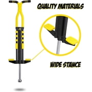 New Bounce Pogo Stick for Kids Ages 9+, 80–160 lbs Pro Sport Edition with Easy-Grip Foam Handles and Durable Frame