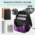 thumbnail image 5 of HUIACONG Lightning Baseball Print School Backpack for Boys Girls Ages 6-18 Large Capacity Water Resistant Multi Compartment Backpack for Elementary Middle High School Back to School Daily Use, 5 of 6