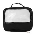 thumbnail image 1 of Ofertas Únicas 1 Pc Bolsa de Maquillaje de Viaje Transparente Portátil 7.09"x2.76" Poliéster Negro, 1 of 6