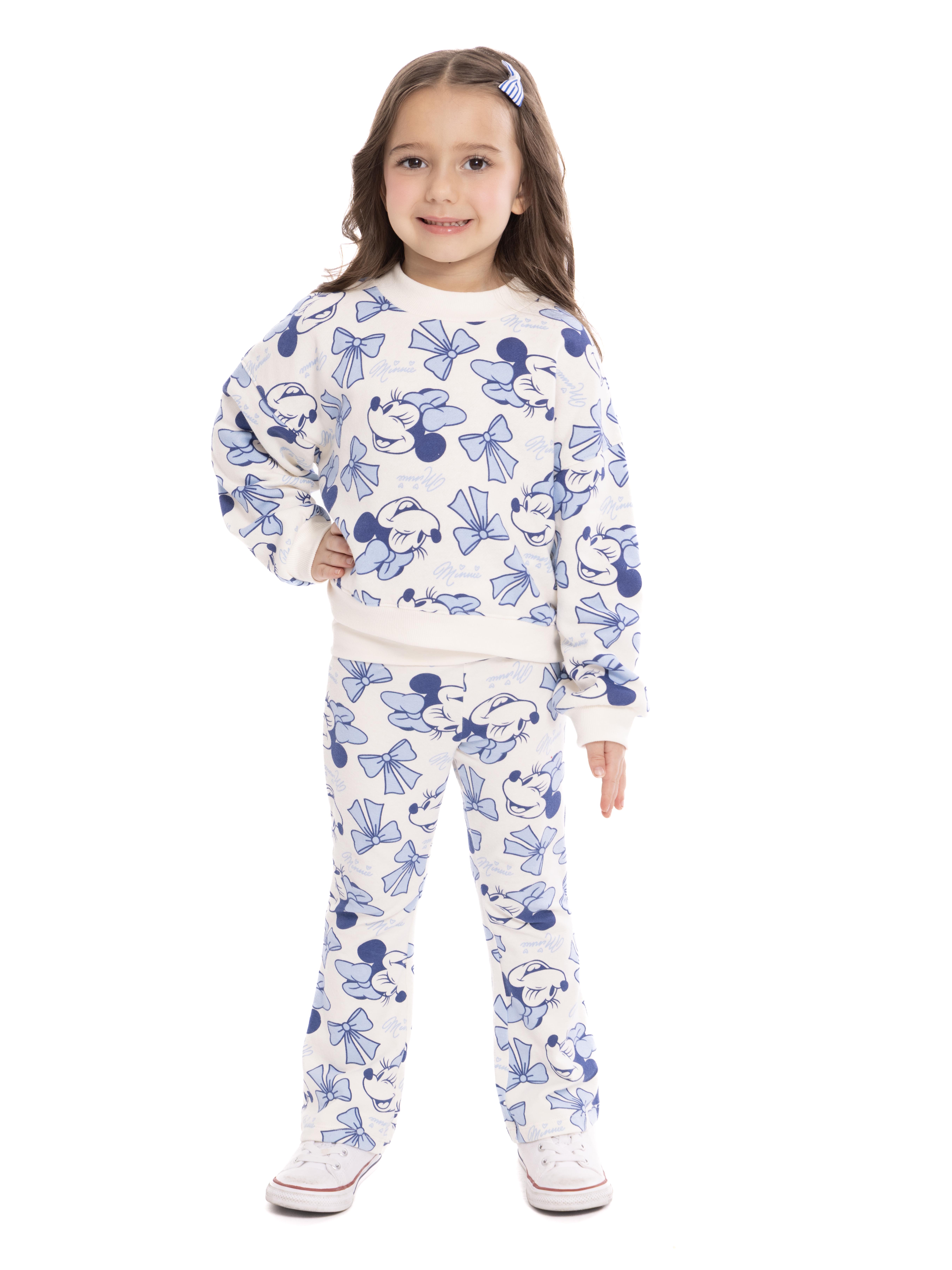 Minnie Mouse Toddler Girls Top and Flared Leggings Set