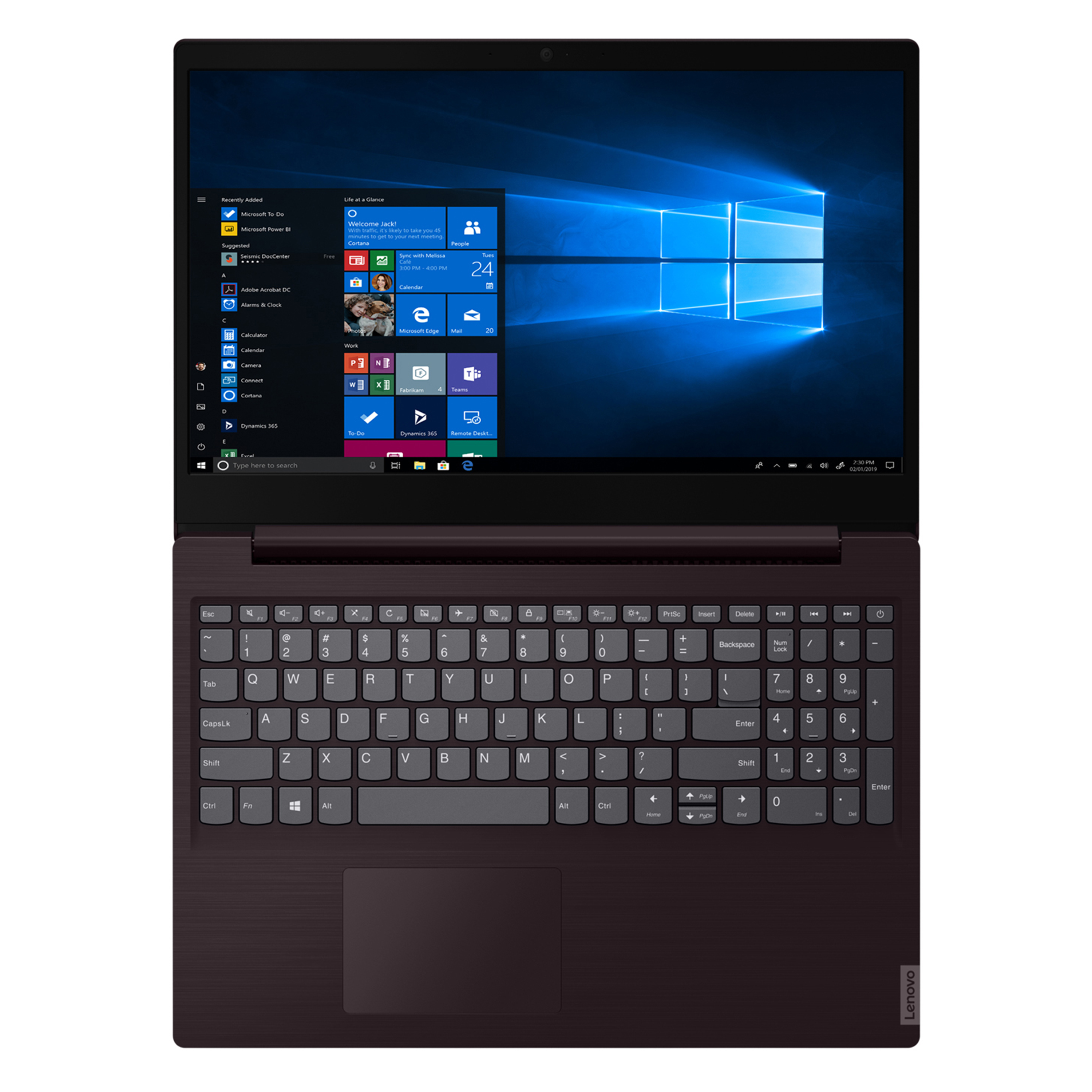 Lenovo ideapad S145 15.6" Laptop, Intel Celeron 4205U Dual-Core Processor, 4GB Memory, 128GB Solid State Drive, Windows 10 - Dark Orchid - 81MV00MAUS - image 5 of 14