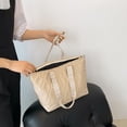 thumbnail image 5 of JVBTVB Women's Cotton Padded Tote Bag Large Capacity Work Shoulder Handbag Quilted Purse Fits 15 inch Laptop, 5 of 8