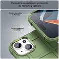 thumbnail image 4 of Funda TEKKU Rugged Shield para iPhone 15 Verde, 4 of 9