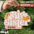 thumbnail image 4 of Personalized Sibling Christmas Ornaments 2024 - Sibling Ornaments Big Sister Ornament Gift for Siblings Christmas Ornament for Sister Custom Family Ornaments Big Sister Ornaments for Christmas Tree, 4 of 9