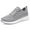Grey, variant on Womens Running Walking Tennis Shoes Lightweight Breathable Mesh Lace up Nurse Nursing Driving Golf Flats Sneakers