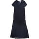 thumbnail image 1 of JS Collection Womens Beaded Cowl Neck Gown Dress navy 14, 1 of 2