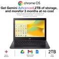 thumbnail image 3 of acer 311 Chromebook Laptop, 11.6'' HD IPS Display, 4GB LPDDR4 RAM, 64GB EMMC, Intel Celeron N4500, Intel UHD Graphics, 10 Hours Battery Life, USB3.1,Wi-Fi5, Chrome OS, Black, 3 of 5