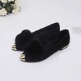 thumbnail image 5 of Sngxgn Women's Flat Shoes Soft Sole Comfort Ballet Flats Casual Walking Shoes Flats Single Shoes(Black,37), 5 of 7