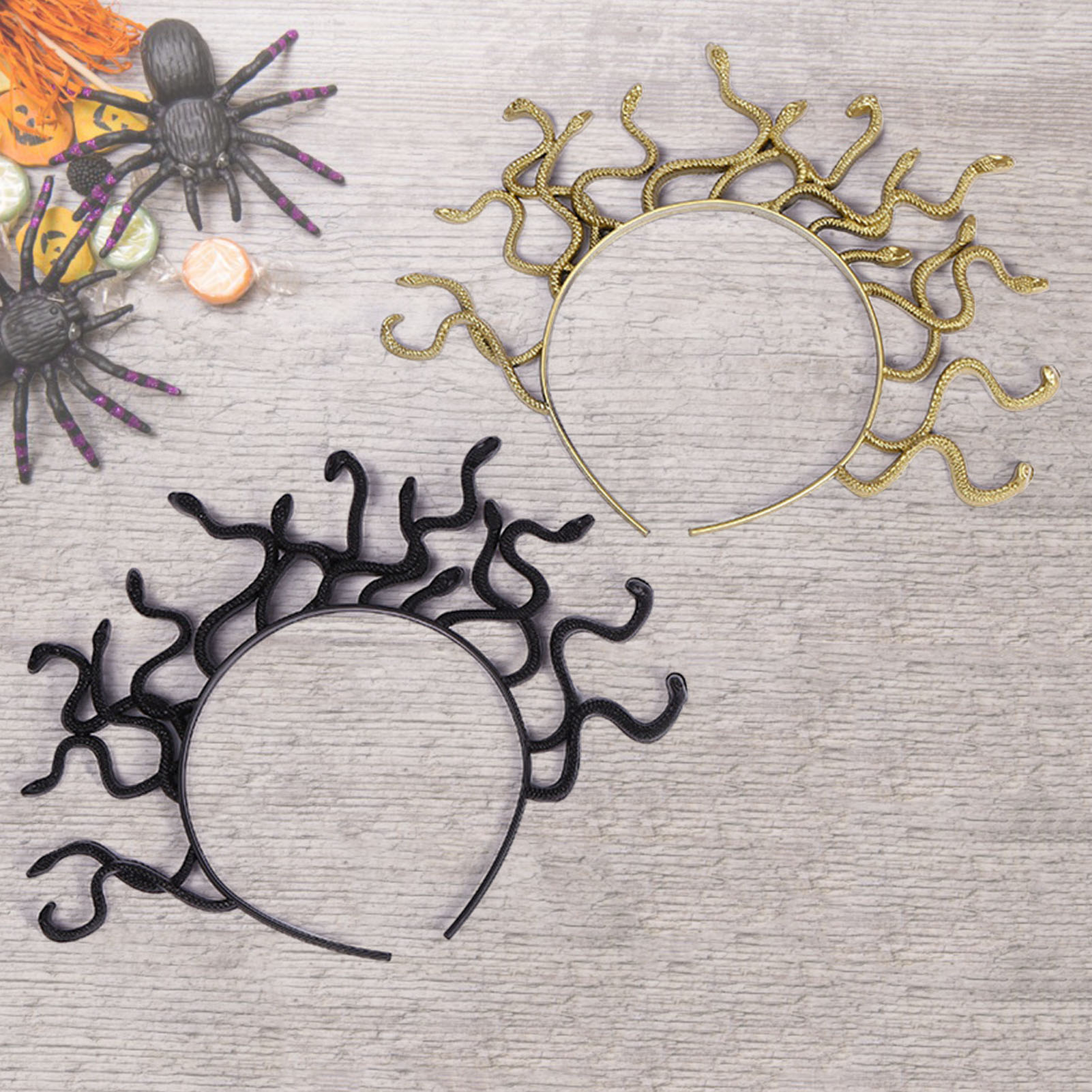 Serre-tête égyptien Widmann - Tête Serpent Avec Pierres - Accessoire Déguisement Cléopâtre