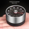thumbnail image 3 of Mechanical Countdown Timer, Stainless Steel Kitchen Timer with Magnetic Base Visual Countdown Timer for Cooking Study Sports, 3 of 7