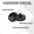 thumbnail image 3 of Uxcell Camera Shutter Button, Concave Surface Shutter Release Buttons Pure Copper Camera Button Black, 3 of 7
