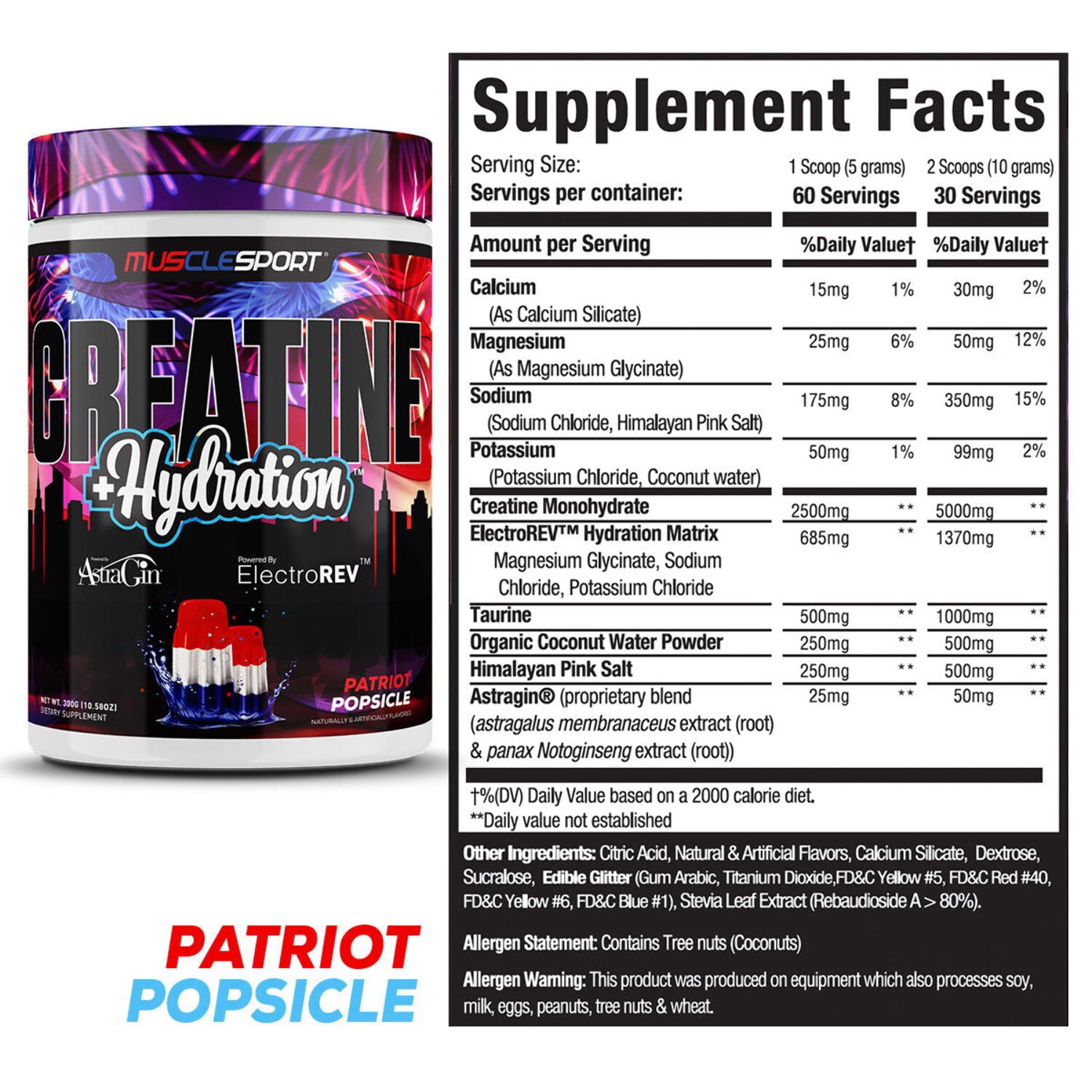 Creatine + Hydration™ 300 Grams