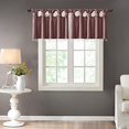 thumbnail image 2 of JLA Home INC Emilia Twisted Tab Valance With Perles Violet 50" x 26", 2 of 4