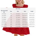 thumbnail image 2 of Tranfacy Dress for Girls Summer Solid Sleeveless Round Neck Ruffle Detail for 4‑12 Years, 2 of 2