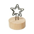 thumbnail image 2 of Place Card Holder Free Standing Cute Metal Wire Photo Holder Table Number Stand Star, 2 of 9