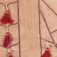 thumbnail image 2 of Moira MOR-001 20"H x 20"W Square Pillow Kit in Camel/Dark Coral/Burgundy, 2 of 3