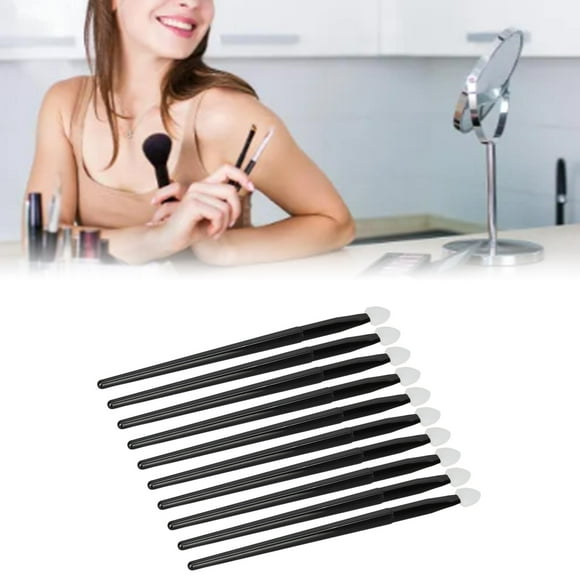 Aplicador de Maquilla de Ojos de Silicona, Kit de Cepillo para Sombras de Ojos de Silicona