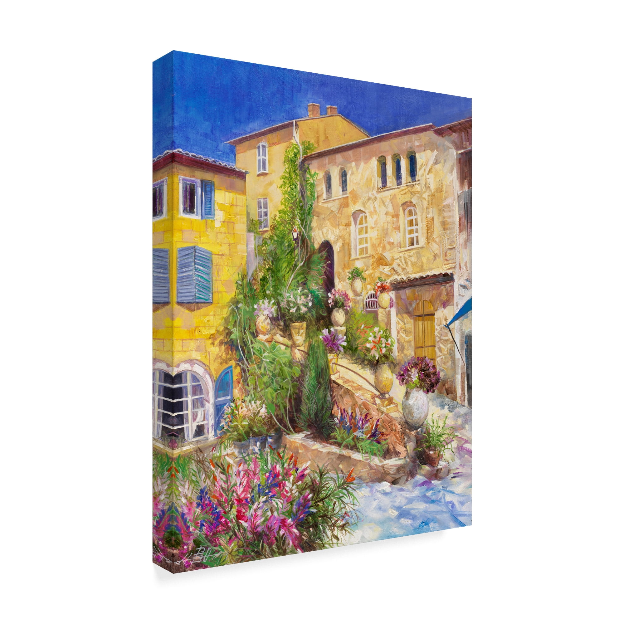 Trademark Fine Art 'The Yellow Estate' Canvas Art by Li Bo