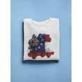 thumbnail image 3 of Georgia Flag Sketch Sweatshirt Men -Image by Shutterstock, Male 3X-Large, 3 of 4