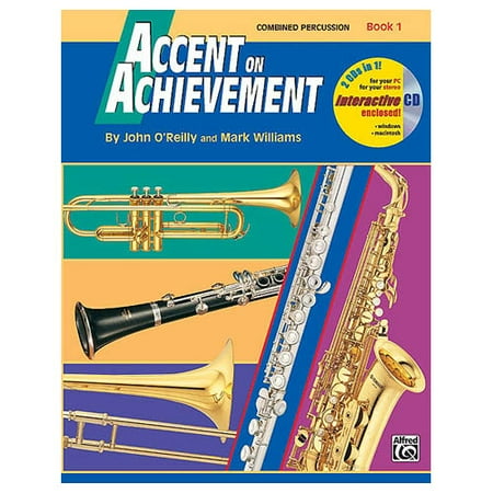 Alfred Accent on Achievement Book 1 Combined PercussionS.D. B.D. Access. & Mallet Percussion Book & CD