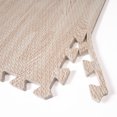 thumbnail image 3 of 24 in. x 24 in. x 0.47 in. White Wood Grain EVA Interlocking Foam Floor Mat for Exercise, Protect Flooring (4-Pack), 3 of 5