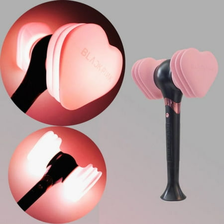 sdghg Blackpink Lightstick Heart Shaped Kpop Led Lamp Stick Concert Lamp Hiphop Lightstick Fluorescent Stick for Blackpink Fans