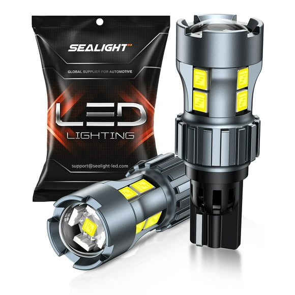 Bombilla LED para luz de reversa SEALIGHT 921, Paquete de 2, 6000K