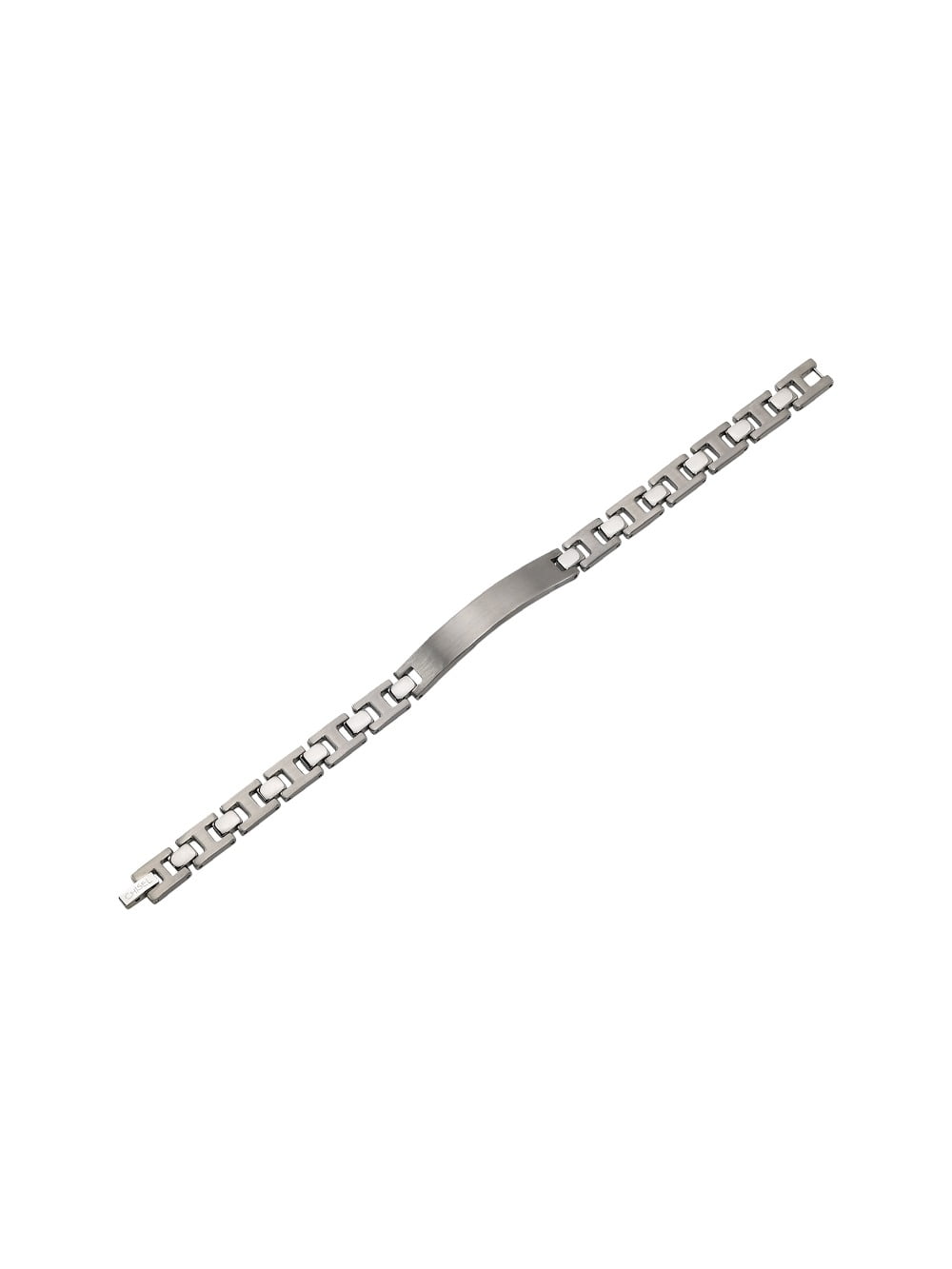 Gem & Harmony Mens Engraveable Bracelet in Titanium 8.5 inch for Men