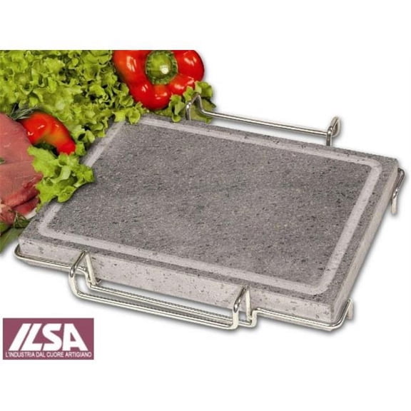 Lava Rock Plate with Stand - 9 Piece