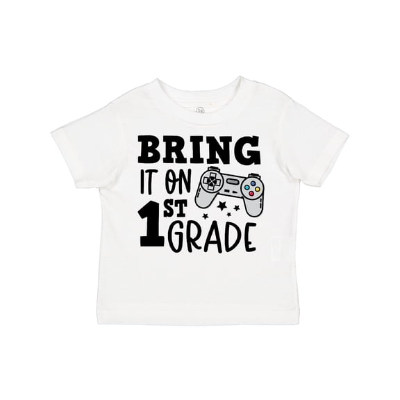Inktastic Bring It on 1st Grade Video Game Controller Boys or Girls Toddler T-Shirt