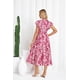 thumbnail image 3 of Vestido casual de verano GRACE KARIN Floral A Line Midi para mujer, 3 of 5