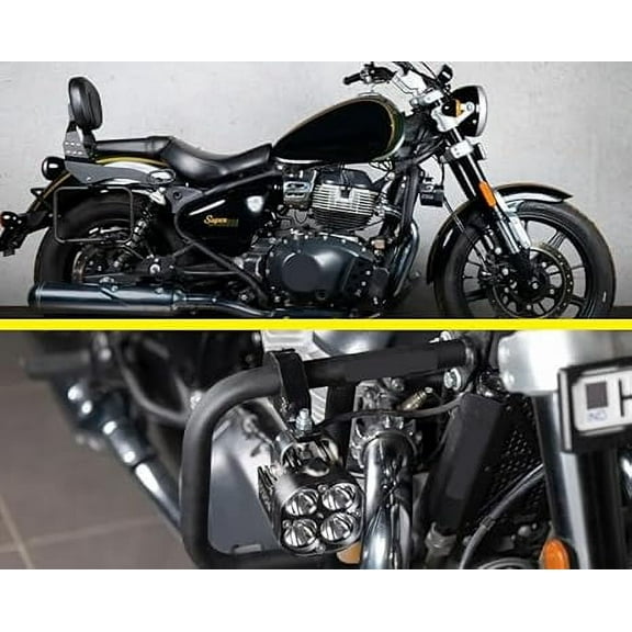 Crash Guard with Slider Fit for Royal Enfield Super Meteor 650