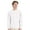 White 1 Pack, variant on Hanes Unisex EcoSmart Crewneck Sweatshirt, Comfy Sweatshirt 50/50 US Cotton/Polyester Long Sleeve Sweatshirt, Mix Color Casual Sweater for Men (Army Brown 1 Pack, M)